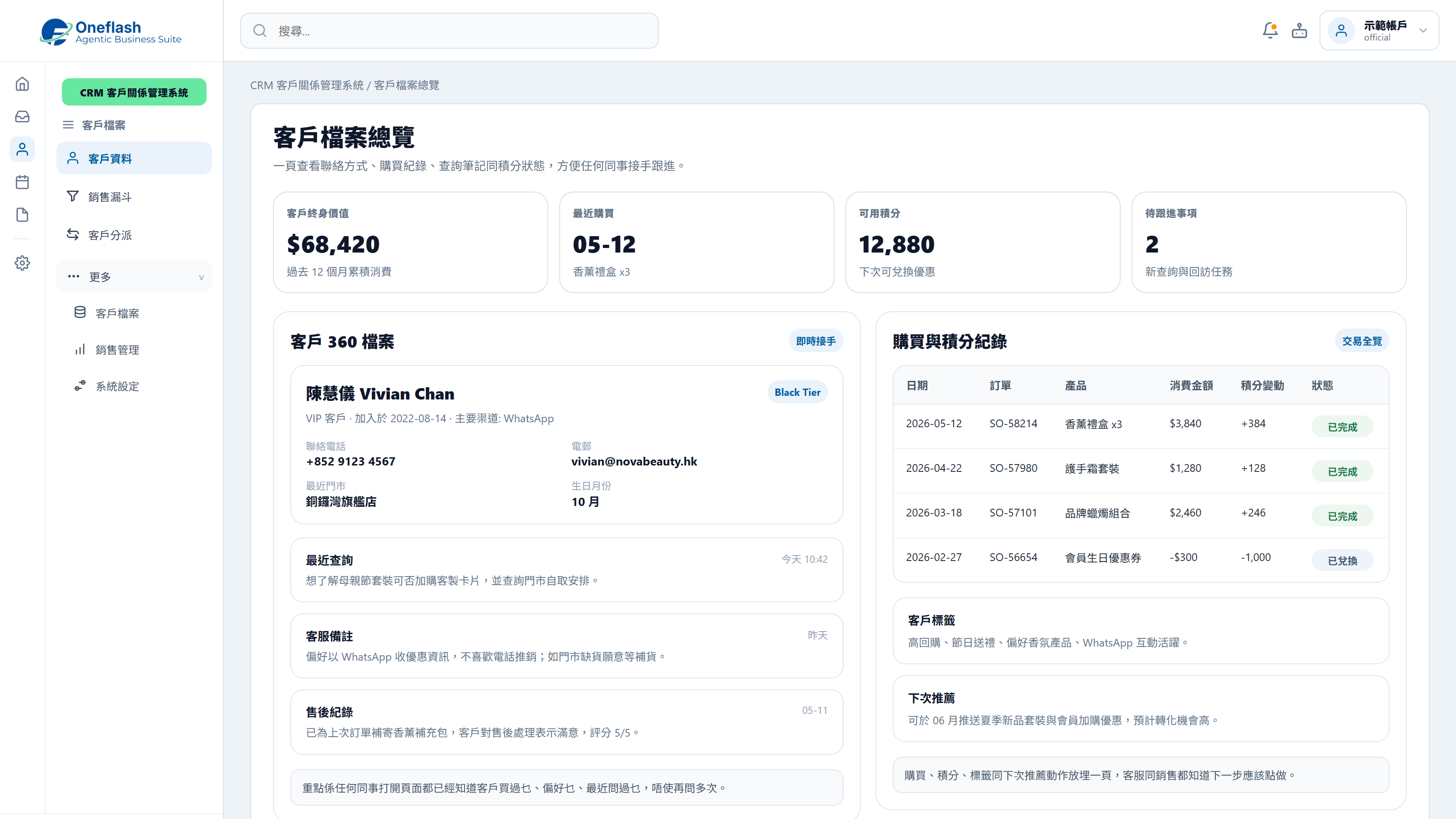 客戶資料整合