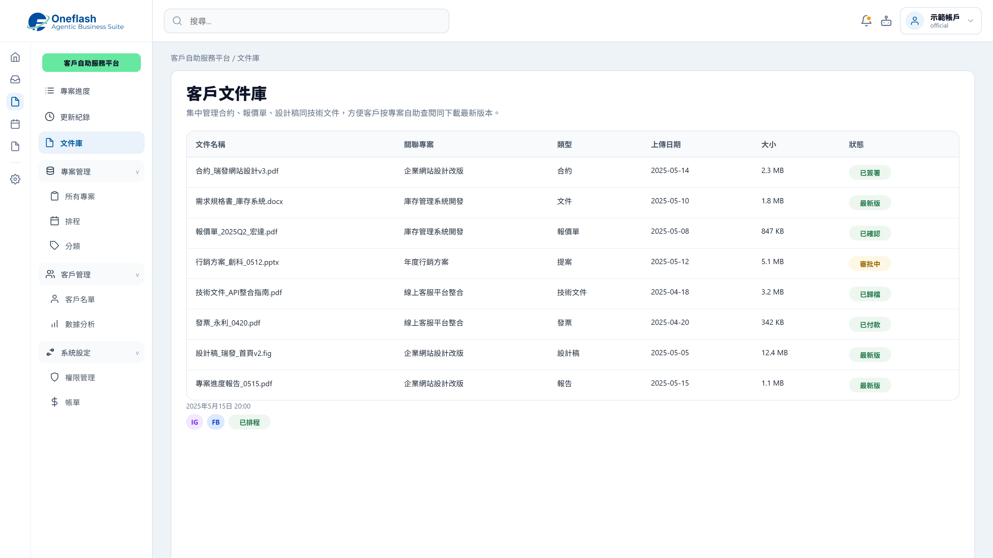 文件集中管理